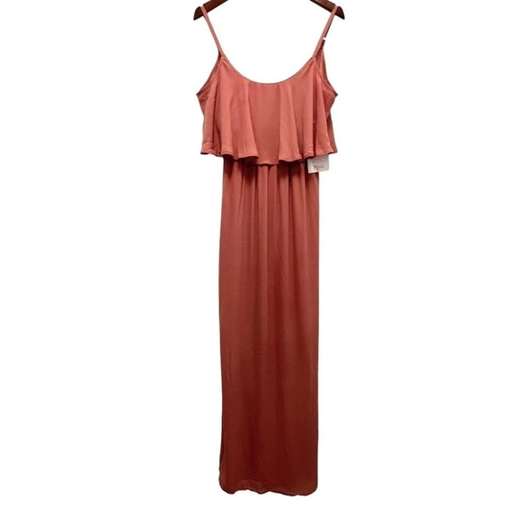 Show Me Your Mumu Caitlin Ruffle Maxi Dress I Rustic Mauve Special occasion S - Picture 6 of 12